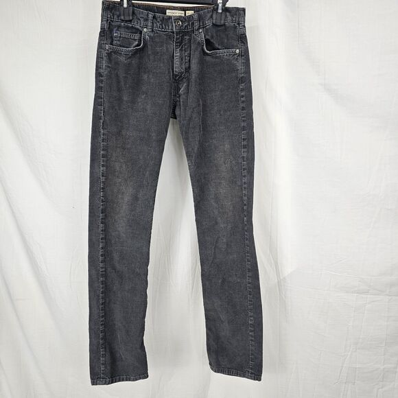 Patagonia Pants Mens 30X33 Gray Corduroy Chinos Straight Fit Casual Outdoor - Picture 1 of 10